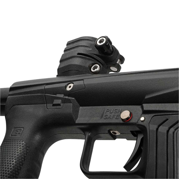 Inception Designs FLE Paintball Feedneck For Eclipse Autococker Markers - Polished Black, No Adapter
