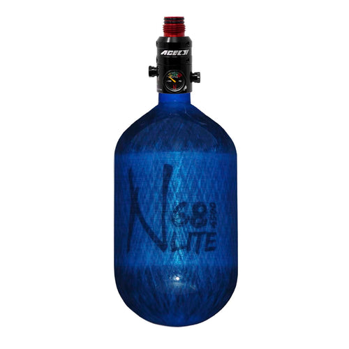 Ninja Carbon Fiber HPA Tank - 68/4500 LITE - ACE SHP Reg - Blue Translucent