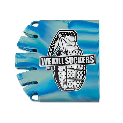 Bunkerkings Knuckle Butt Tank Cover - WKS Grenade - Cyan - 48 - 90 ci