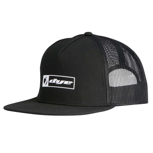 Dye Hat - Snap Back Trucker - Squared - Black / White