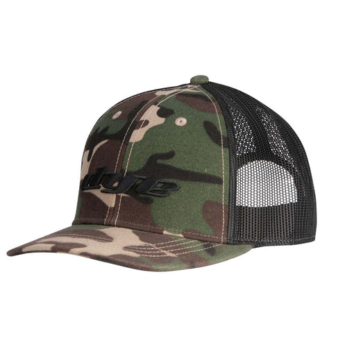 Dye Hat - Snap Back Trucker - Logo - Camo / Black