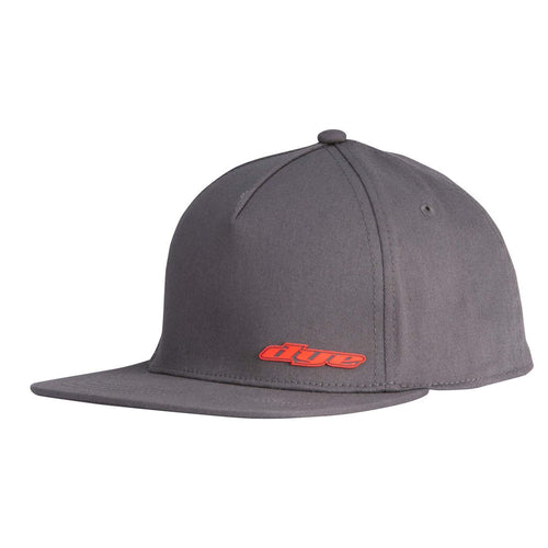 Dye Hat - Flex Flat Bill LWR LFT - Charcoal / Orange - Large / X-Large