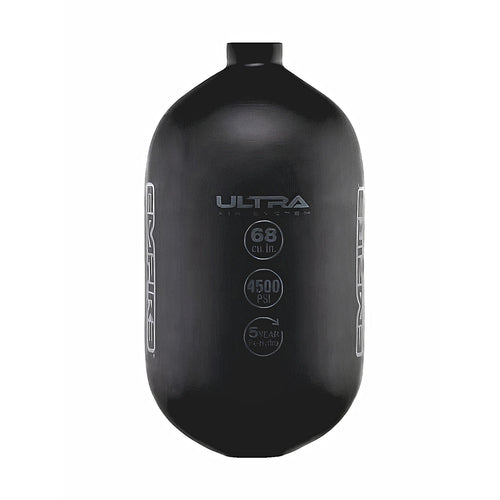 Empire Ultra Light Carbon Fiber HPA Tank - 68/4500 - TANK ONLY - Matte Black (No Regulator)