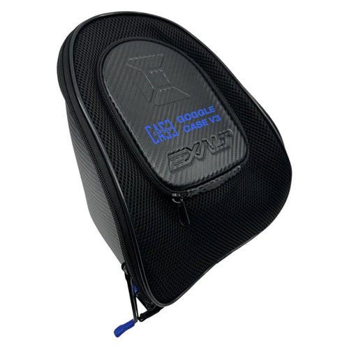 Exalt Paintball Carbon Series Goggle Case V3 - Black / Blue