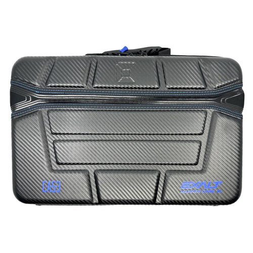 Exalt Paintball Carbon Series XL Marker Case / Gun Bag - Black / Blue