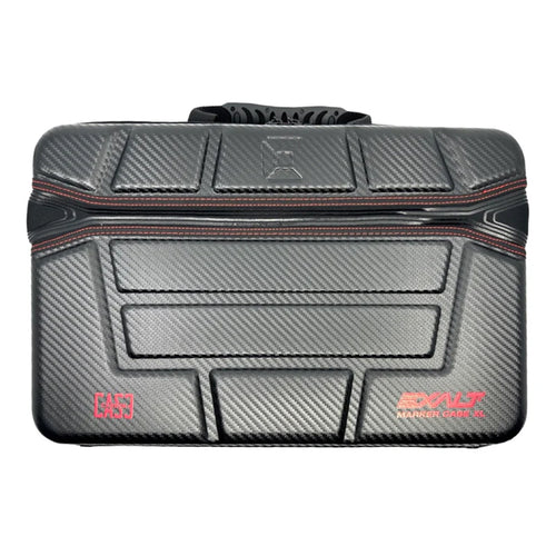 Exalt Paintball Carbon Series XL Marker Case / Gun Bag - Black / Red