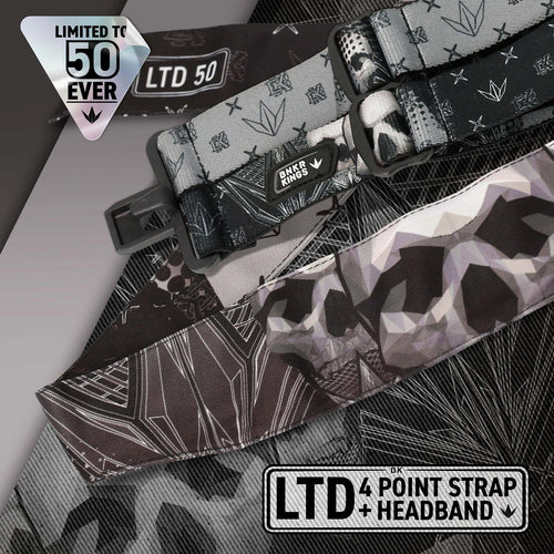 Bunkerkings 4-Point Strap & Headband Pack - CMD / VIO - Limited to 100 - Black Skull Coronation