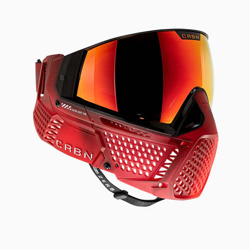 CRBN Paintball Zero Fade Goggles - Blood - Less Coverage