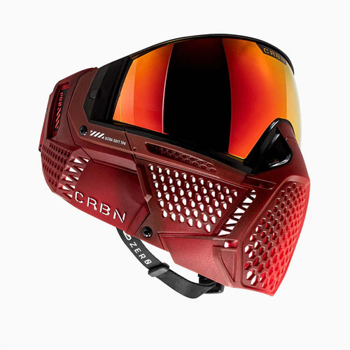 CRBN Paintball Zero Fade Goggles - Blood - More Coverage