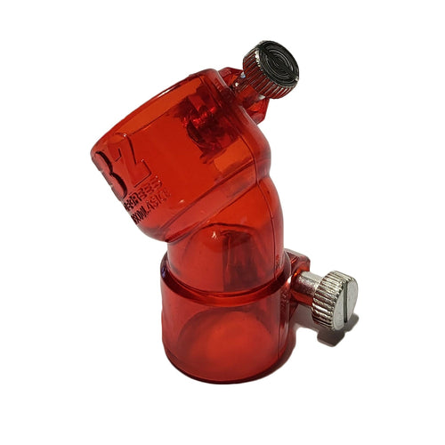 32 Degrees Powerfeed Feedneck - Spyder - 45 Elbow 7/8" - Red