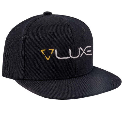 DLX Luxe Paintball Snapback Hat - Black / Black