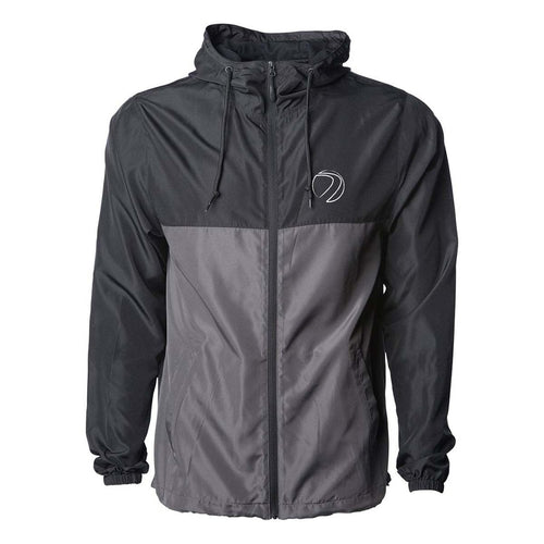 Dye Gaslamp Windbreaker Jacket - Black / Grey