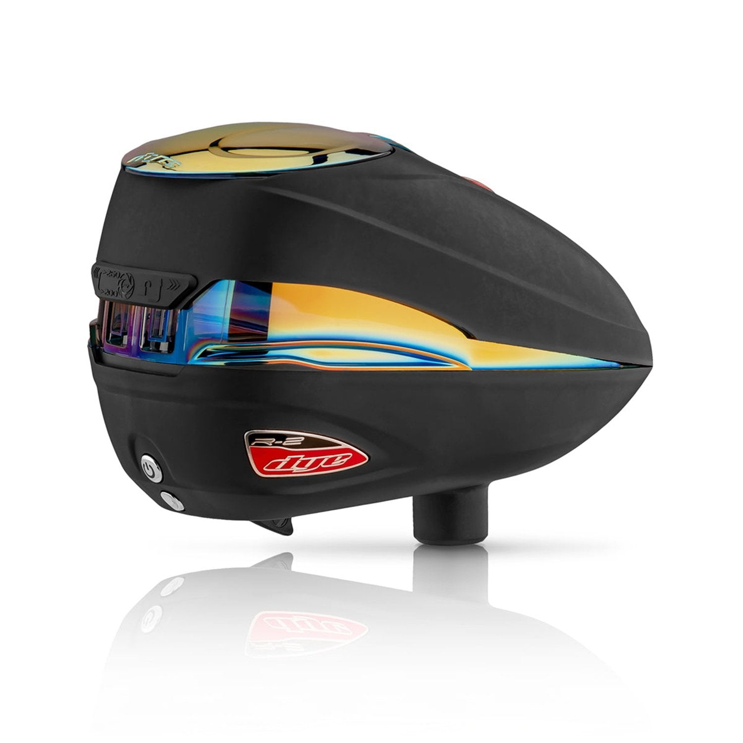 Dye Rotor R2 Paintball Loader - Black / Fire - Fearless Paintball