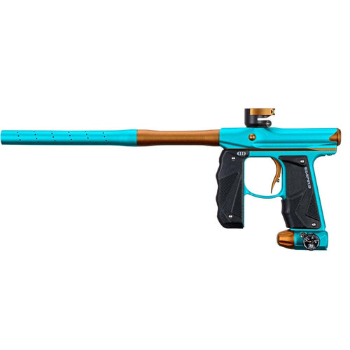 Empire Mini GS Paintball Marker - 2 Pc Barrel - Dust Aqua / Orange