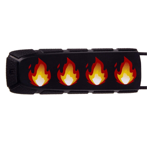 Exalt Paintball Bayonet Barrel Condom / Cover - Fire Emoji Black
