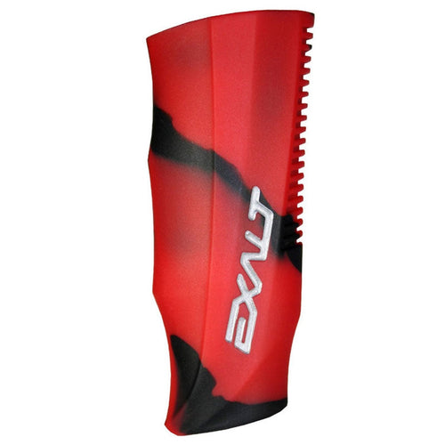 Exalt Paintball Luxe Regulator Grip Cover - Red / Black Swirl