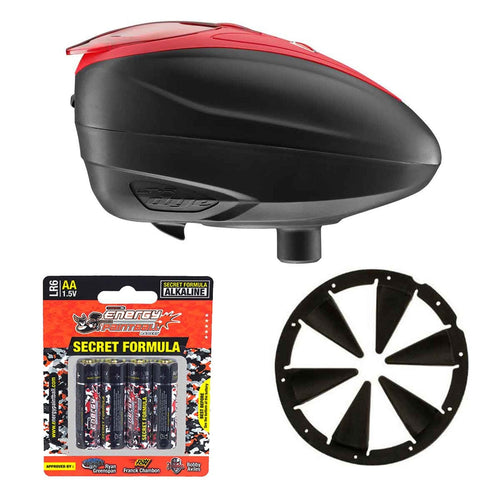 Fearless Bundle - Dye LT-R Loader - Exalt Feedgate - Energy Batteries - Red