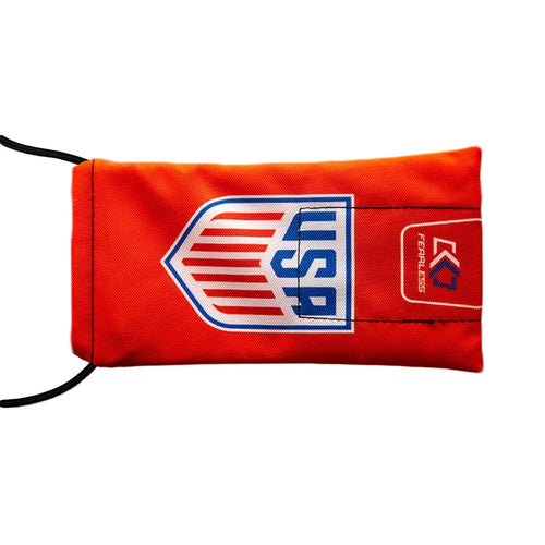 Fearless Paintball Barrel Cover / Sock - USA Shield - Red