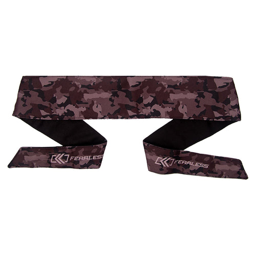 Fearless Paintball Headband - Long Tie - Night Camo