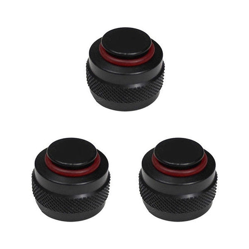 Fearless Paintball Tank Valve Protector / Thread Saver - Black - 3 pack