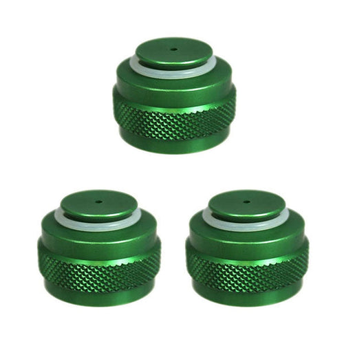 Fearless Paintball Tank Valve Protector / Thread Saver - Green - 3 pack