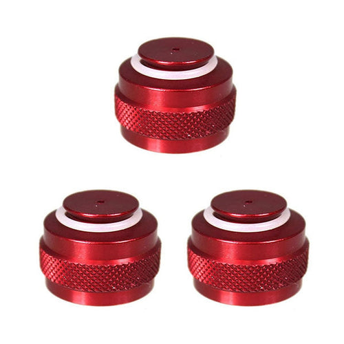 Fearless Paintball Tank Valve Protector / Thread Saver - Red - 3 pack