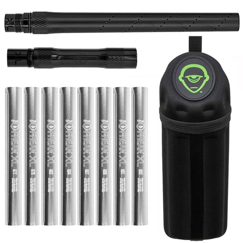 Freak XL Barrel Kit V2 - All American 15" Stainless - Autococker - Dust Black Front / Polished Black Back