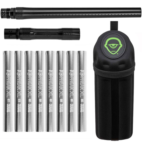 Freak XL Barrel Kit V2 - Freak 16" Stainless Steel - Autococker - Dust Black Front / Polished Black Back