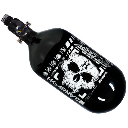 HK Army Extra Lite Carbon Fiber HPA Tank - 80/4500 - Doom Black / White