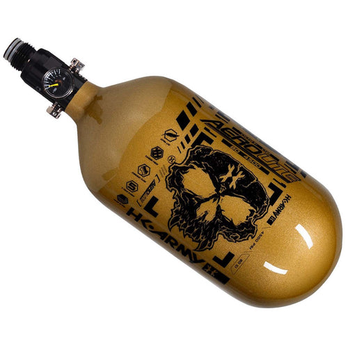 HK Army Extra Lite Carbon Fiber HPA Tank - 80/4500 - Doom Gold / Black