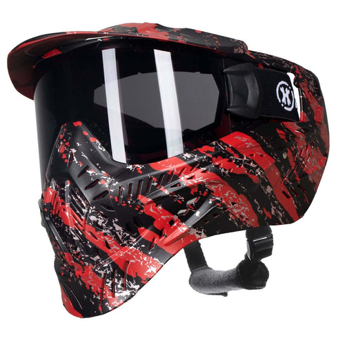HK Army HSTL Goggles - Fracture Black / Red Thermal