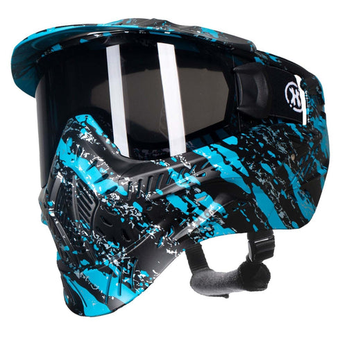 HK Army HSTL Goggles - Fracture Black / Turquoise Thermal