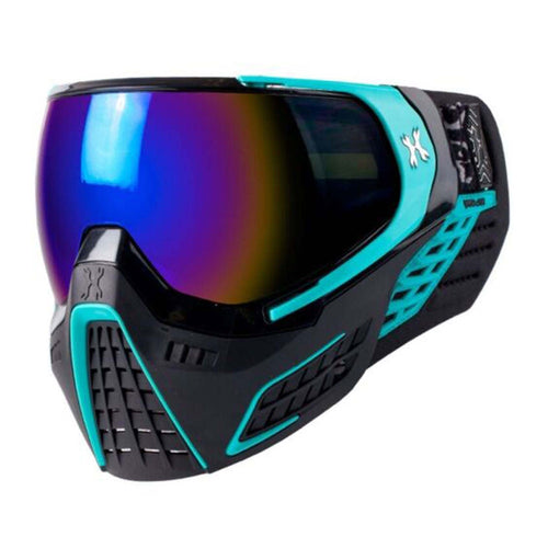 HK Army KLR Goggles - Abyss - Black / Teal w/ Cobalt Mirror Thermal Lens