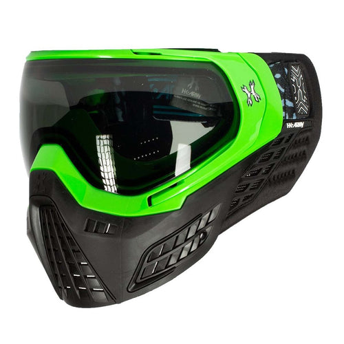 HK Army KLR Goggles - Blackout Neon Green w/ Thermal Lens