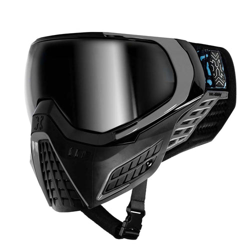 HK Army KLR Goggles - Platinum - Black/Grey w/ Chrome Mirror Thermal Lens