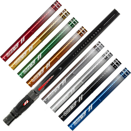 HK Army LAZR Barrel Kit - AC / Autococker - Polished Black / Colored Inserts