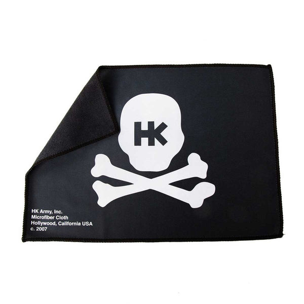 HK Army Microfiber Goggle Rag - HK Skull - Fearless Paintball