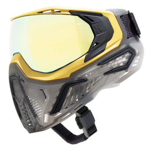 HK Army SLR Goggles - Alloy Gold/Black/Smoke w/Gold Lens