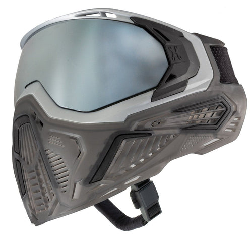 HK Army SLR Goggles - Graphite Silver/Black/Smoke w/Silver Lens