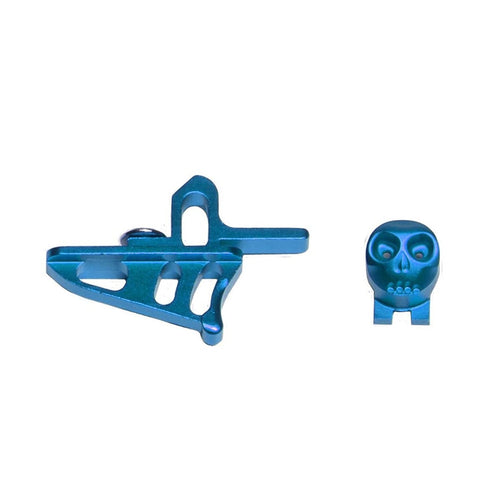 HK Army Skeleton Power Button + Release Trigger Kit - LTR / Rotor - Blue