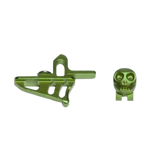 HK Army Skeleton Power Button + Release Trigger Kit - LTR / Rotor - Green