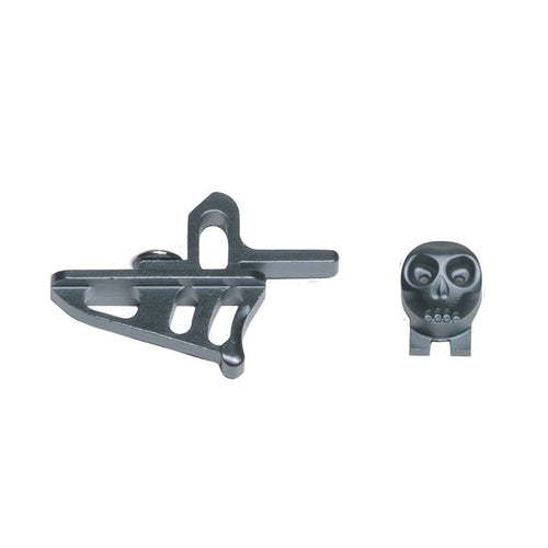 HK Army Skeleton Power Button + Release Trigger Kit - LTR / Rotor - Pewter