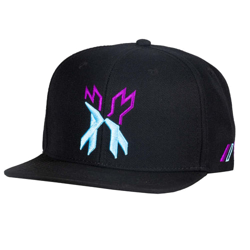 HK Army Snapback Hat - Split - Black / Blue / Purple