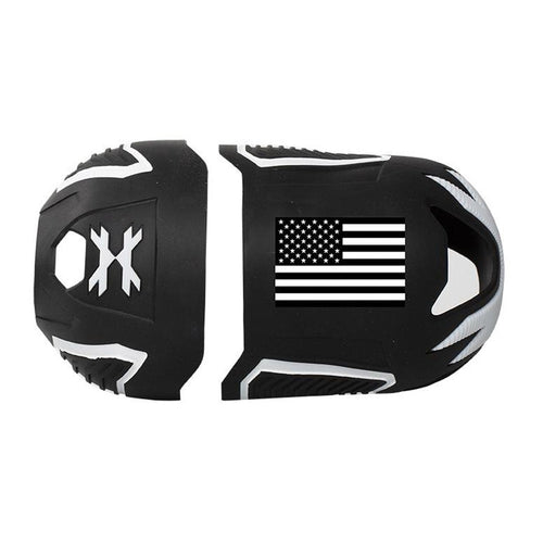 HK Army Vice FC Tank Cover - USA Black / White - 48-80ci