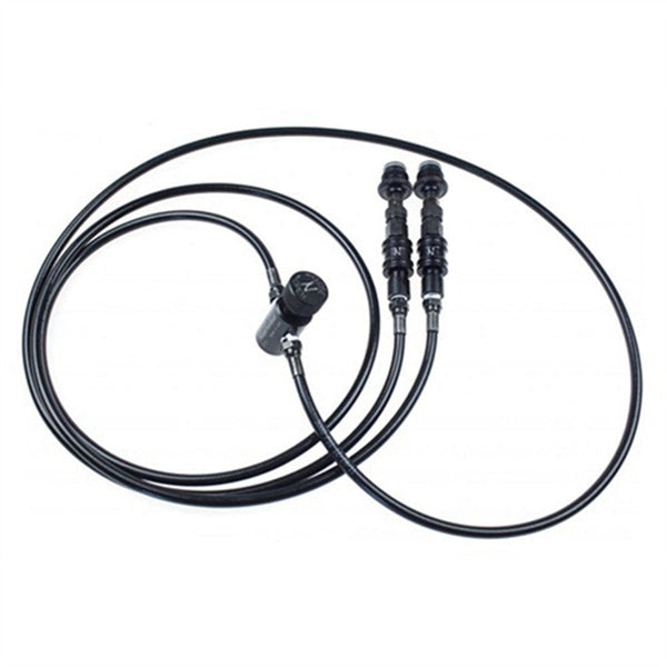 Ninja Air Paintball Dual Microbore Remote w/Slide Checks - Black ...