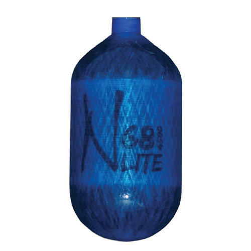 Ninja Carbon Fiber HPA Tank - 68/4500 LITE - TANK ONLY - Translucent Blue No Regulator