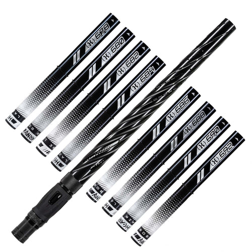 HK Army LAZR Elite Orbit Barrel Kit - AC / Autococker - Dust Black / Black Inserts