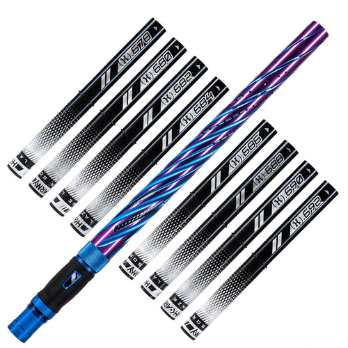HK Army LAZR Elite Orbit Barrel Kit - AC / Autococker - Blue / Purple / Black Inserts