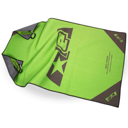 Planet Eclipse Microfiber Goggle Cloth by Exalt - Team Size - Black / Green
