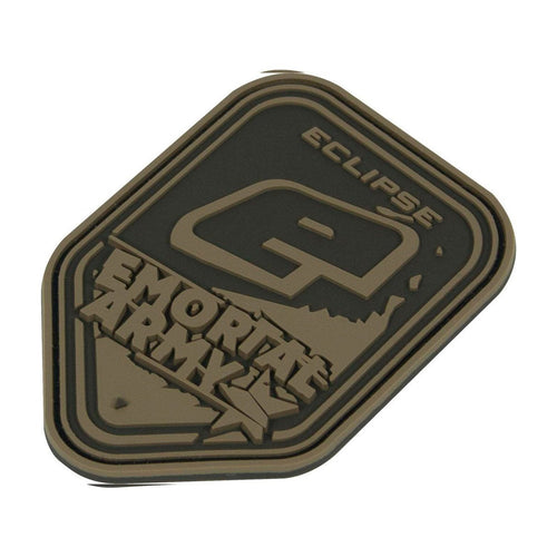 Planet Eclipse Rubber Patch - E-Mortal Squad - Tan